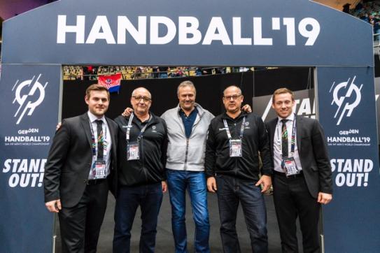 BHV Schiedsrichter bei der Handball Weltmeisterschaft